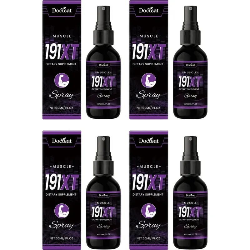 191XT Muscle Spray with Vitamin B3 L-Arginine and Tribulus Terrestris Extract for Muscle Support Endurance 30 ML