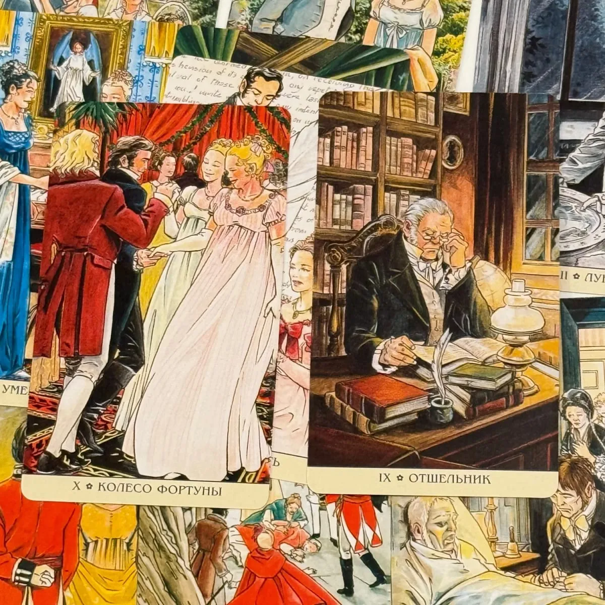 Russian Version Jane Austen Tarot Cards Tаро джейн остин Русская версия Deck Board Table Games — image 2
