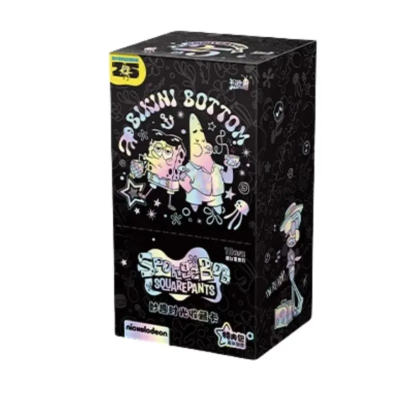 SpongeBob SquarePants Card Patrick Star Fun Time Gift Box Collection Cards ChildrenGifts Rare Collections Gift Toy