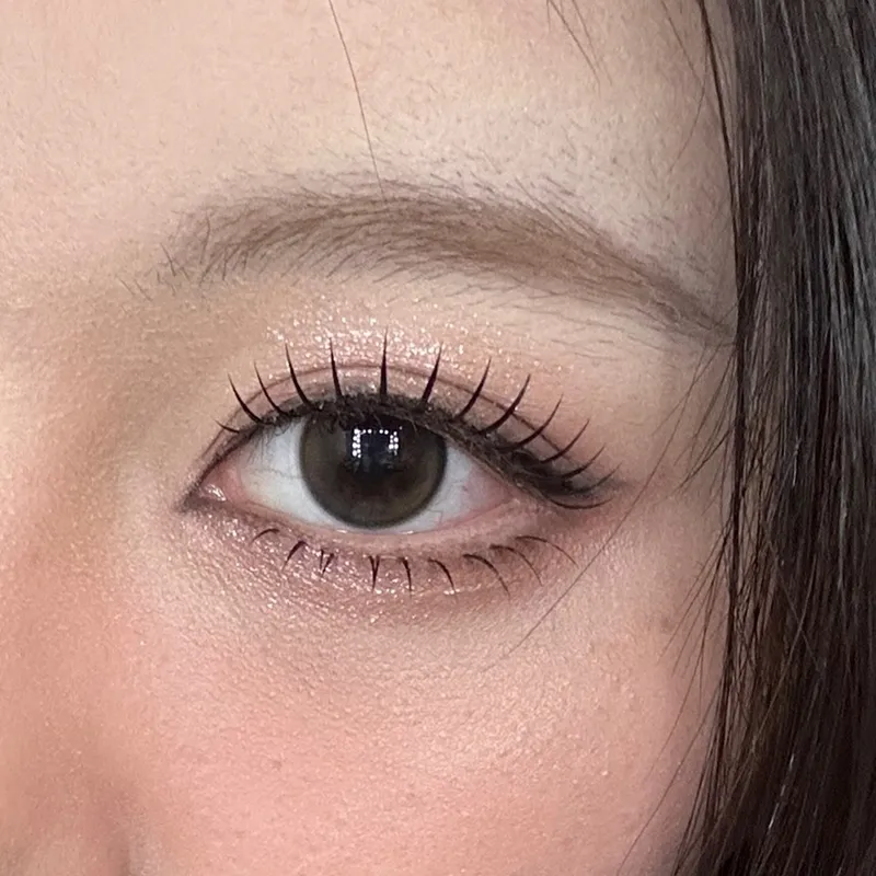 U 型假睫毛韓國流行偶像睫毛張元英靈感漫畫眼睫毛自然纖細睫毛延長