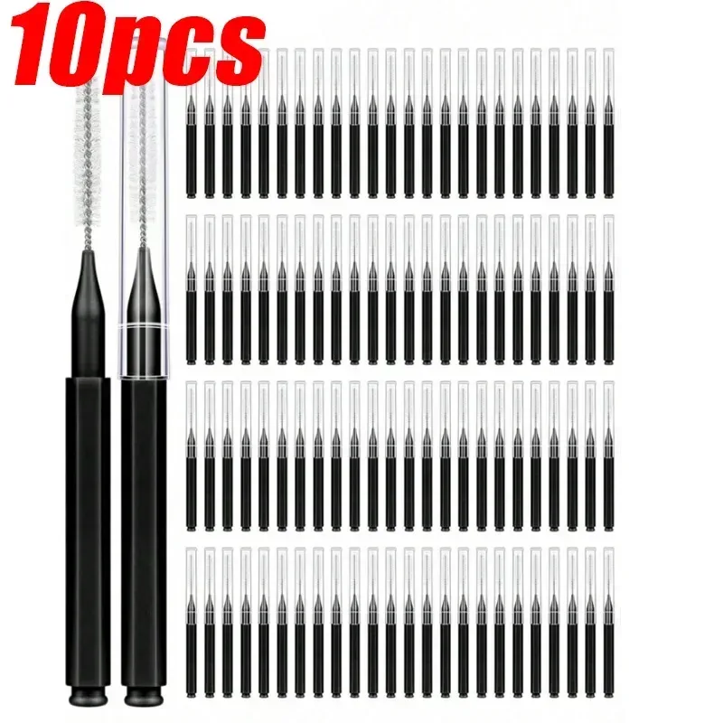 Portátil mini escovas de sobrancelha descartável cílios sobrancelha levantamento escova aplicadores lash extensão pente beleza maquiagem ferramentas