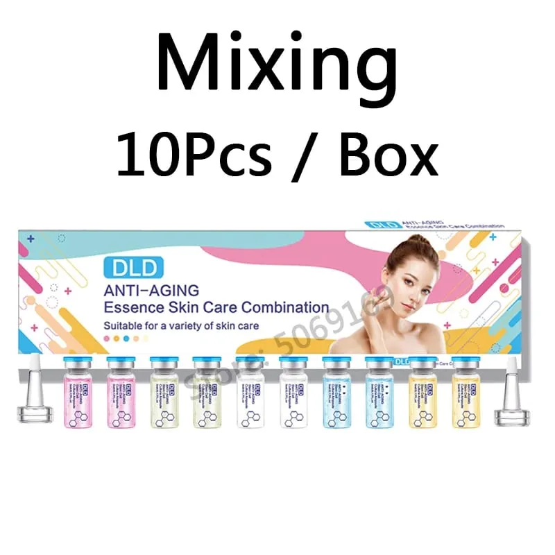 10 Vials Korea BB Cream Glow Essence Beginner Starter Kit Niacinamide Moisturizing Foundation Cream Facial Skin Care