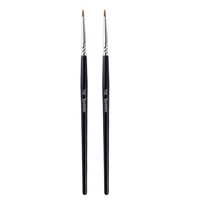1pc pequeno corretivo compõem escova de cabelo sintético pequena sombra pincéis de maquiagem precisão olho ferramentas cosméticas profissional t23