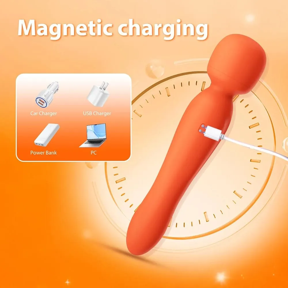 Vibrador varinha mágica av remoto sem fio, aplicativo inteligente, poderoso estimulador de clitóris e ponto g, brinquedo sexual feminino, recarregável por usb, à prova d'água para adultos