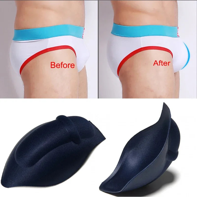 2 pçs masculino esponja bolsa almofada estéreo push up copo roupa interior almofada dentro melhorar proteção frontal almofada interior acolchoado ampliar copos
