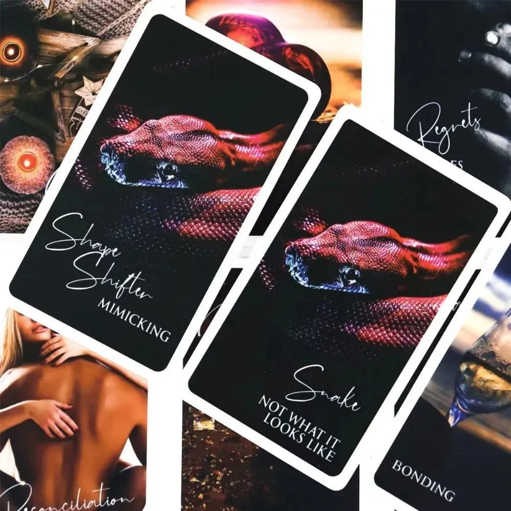 10.3*6cm Mystic Love Oracle Deck 79 Pcs Cartões LOVE ORACLE Deck Tarot Deck Twin Flame Deck Mensagens