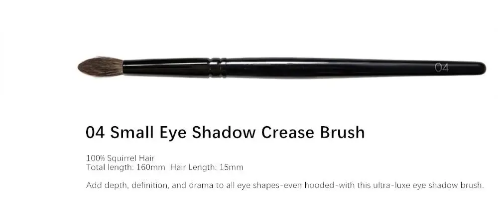 WG Luxury Squirrel Hair Foundation Powder Eye Shadow Crease Blending Makeup Brushes Precision Detail Soft Cosmetic Brush Tools