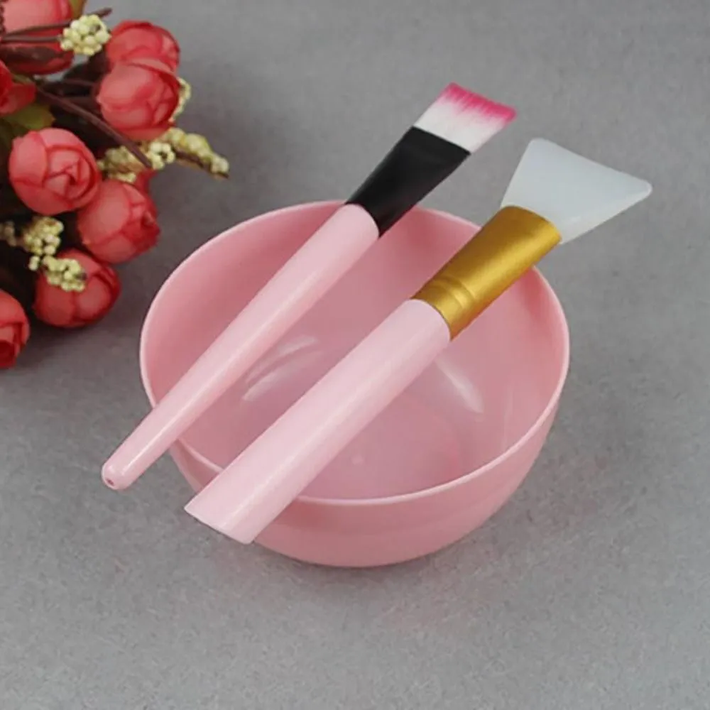 Máscara facial mistura tigela conjunto diy ferramenta de mistura máscara com máscara de silicone tigela pincéis de maquiagem espátula beleza cuidados com a pele beleza saúde