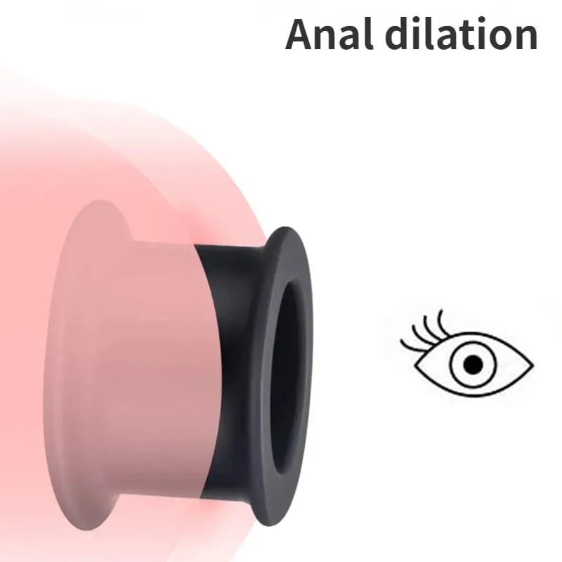Butt plug com túnel silicone buttplug analplug butplug dilatação treinamento anal treinador dilatador rolha bunda ânus brinquedos sexuais
