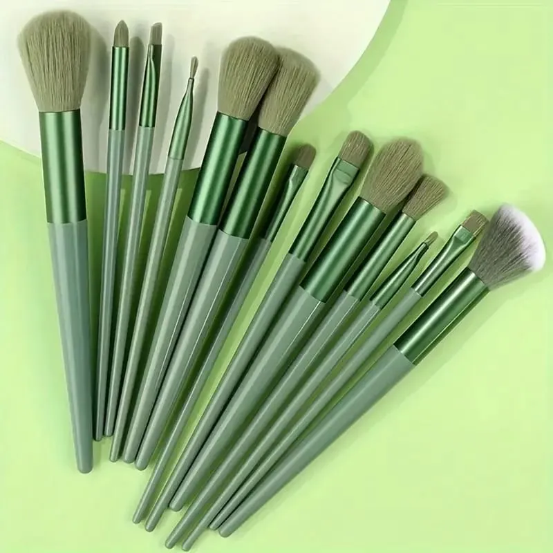13PCS Makeup Brushes Set Soft Fluffy Eye Shadow Highlighter Concealer Brush Blush Loose Powder Brush Blending Women Beauty Tools