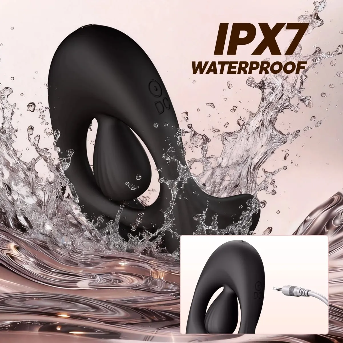 Anel peniano vibratório para homens, retardador de ejaculação, vibrador de testículos, controle remoto, anel peniano, estimulador de clitóris, brinquedo sexual para homens — image 5