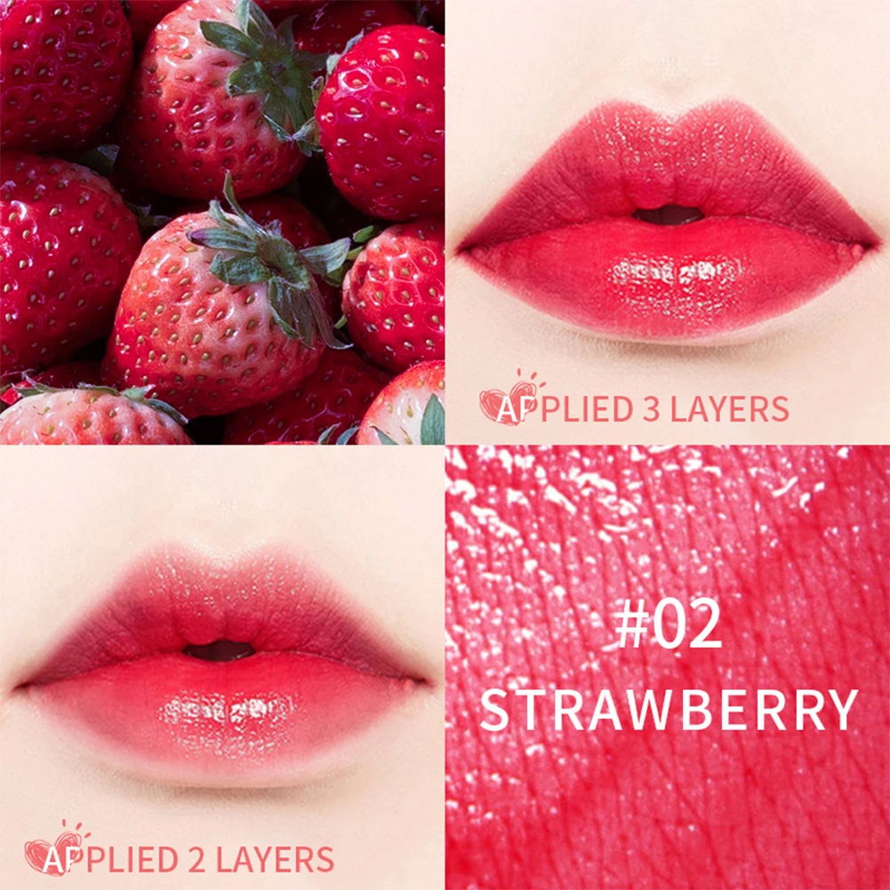 Lip Gloss Tint Maquiagem Cheek Tint Blush Hidratante Espelho Líquido Batons À Prova D 'Água de Longa Duração Lip Glaze Cosméticos