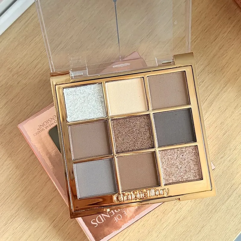 Charlotte Makeup Set 9 Colors Eye Shadow Disc 9g Lasting Nature Easy To Color Foundation Eyeshadow Advanced Tilbury Cosmetics