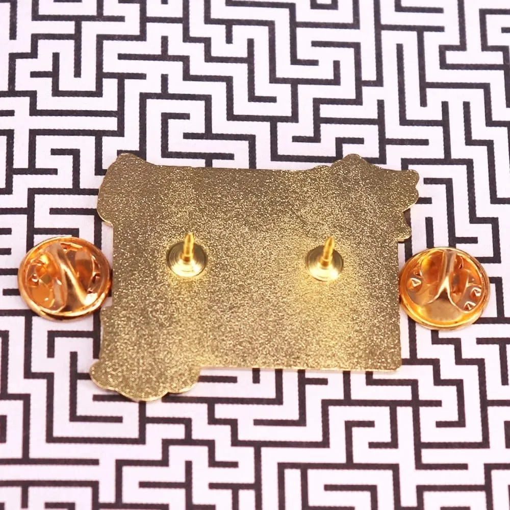 Alfinete esmaltado pokémon gengar e pikachu, alfinetes de lapela para mochilas, emblemas de pão, broche de medalha para roupas, joias, presentes para amigos