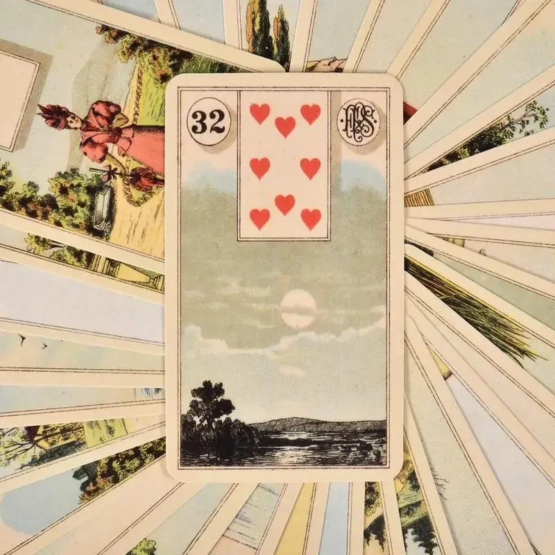Grand Tableau Lenormand Tarot Ferramentas de Adivinhação Oracle Card 36pcs Party Tarot Card Board Game Tarot Fortune Telling Cards