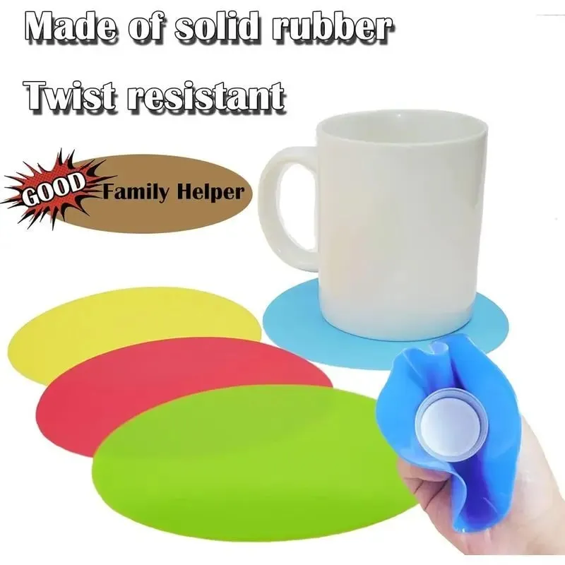 Almofada abridora de jarras de silicone de 1 unidade! Auxílio de aderência reutilizável multicolorido para idosos – ferramenta fácil de cozinha e ideia de presente