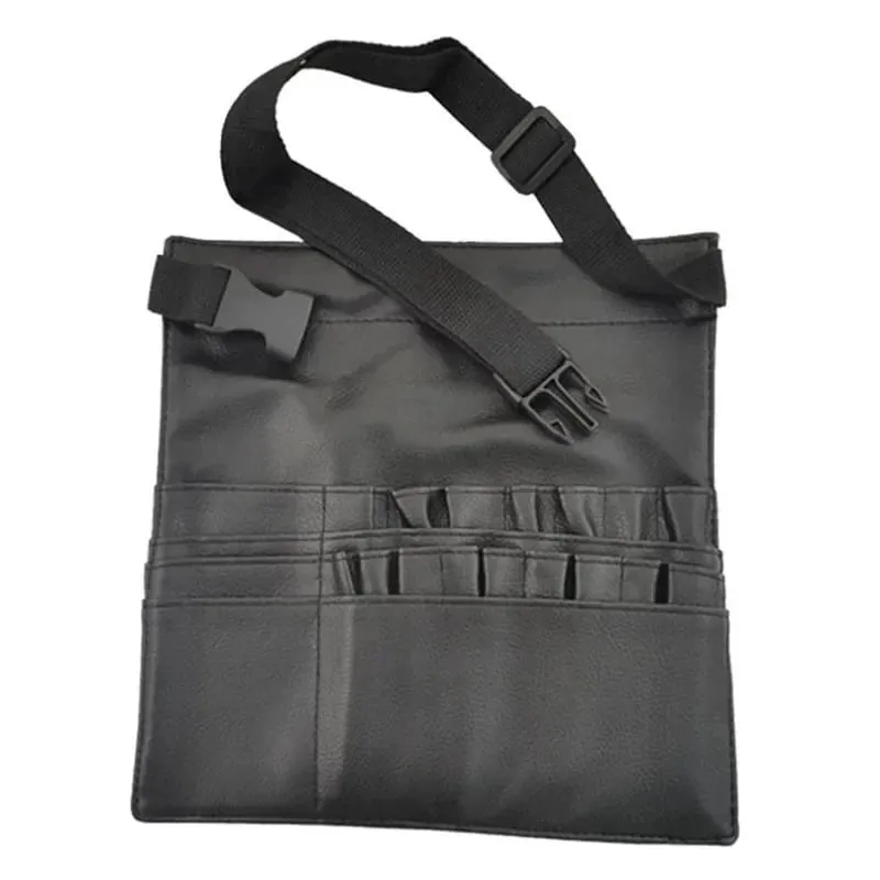 Bolsa de pincel de maquiagem profissional multifuncional com cinto bolsa de couro pu para cosméticos bolsa de cintura para maquiagem artista grande capacidade 20 #47