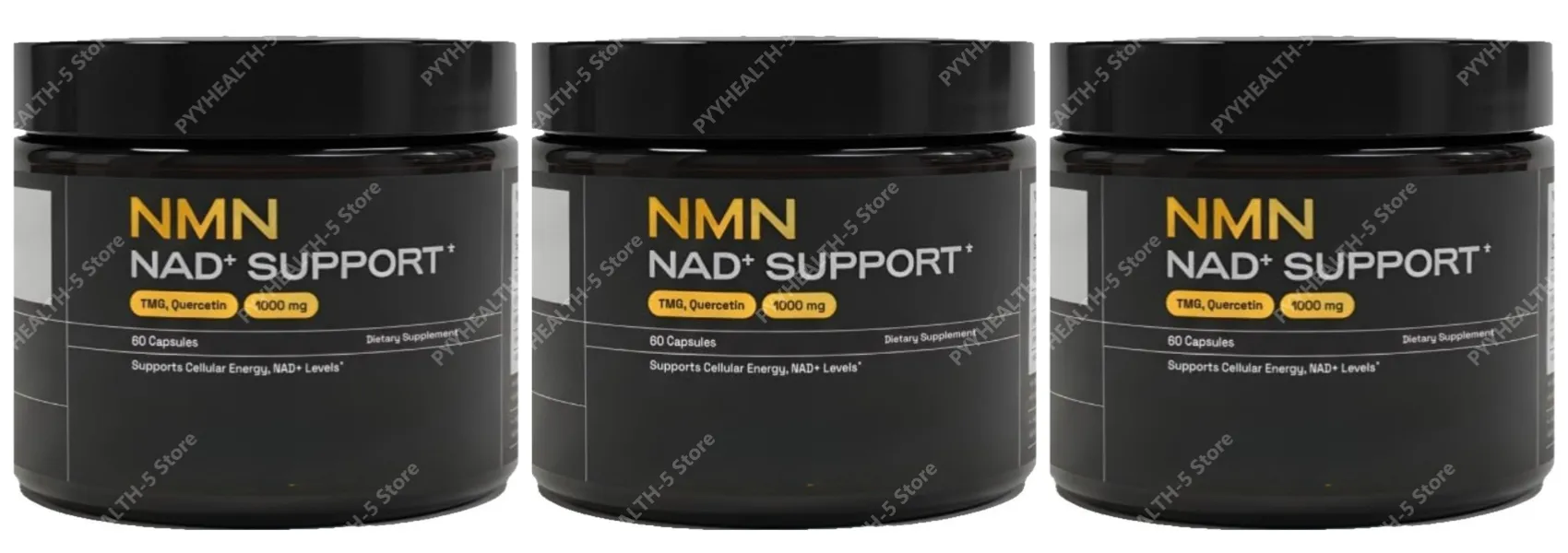 NMN 膠囊補充劑 1000 毫克 NAD+ 補充劑支持大腦能量 60 粒膠囊