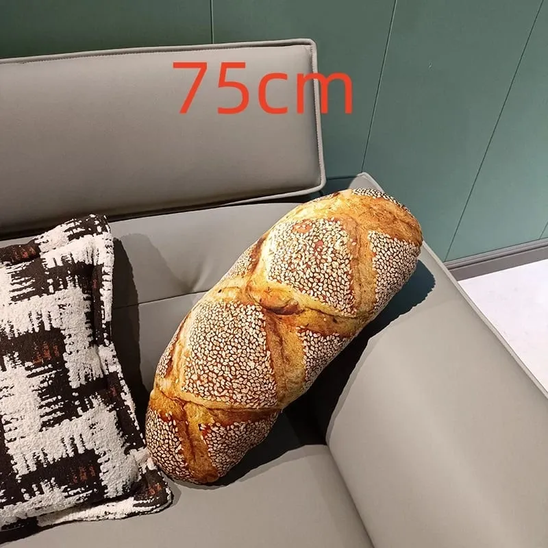 Giant Pillow Simulation Kawaii Big Bread Plush Pillow Doll Soft Cute Food Cushion Toys for Kids Children Birthday Christmas Gift