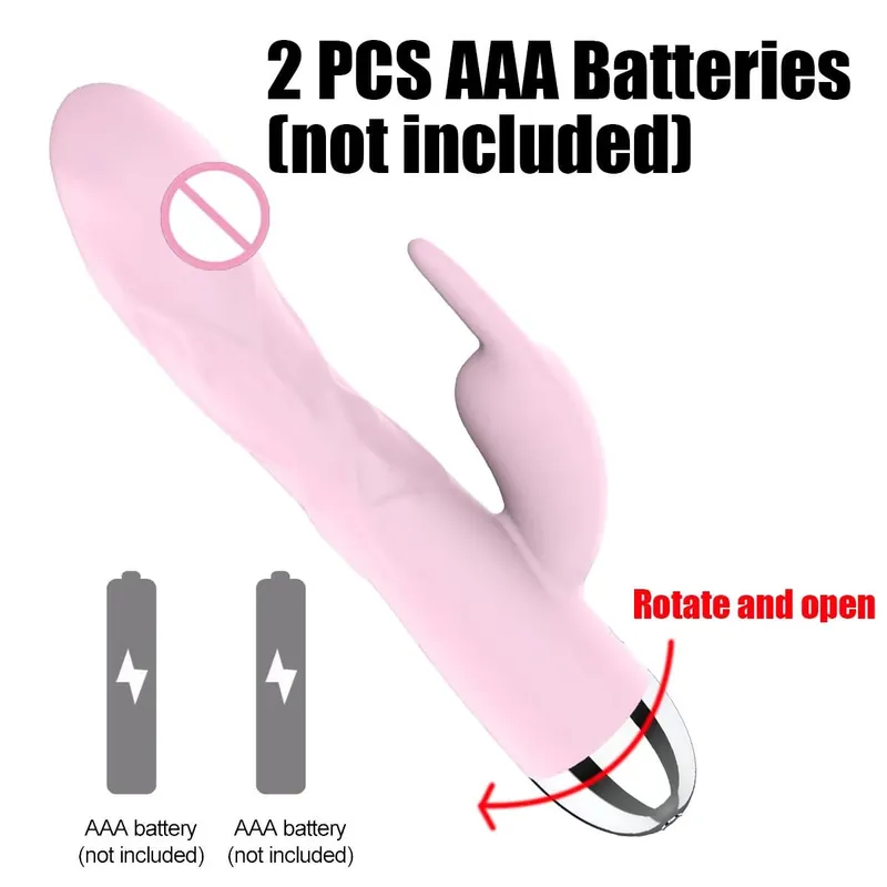Vibrador de coelho de silicone 3 em 1, ponto G, clitóris, contas anais, estimulador, 10 modos de impulso, brinquedo sexual vibratório para mulheres
