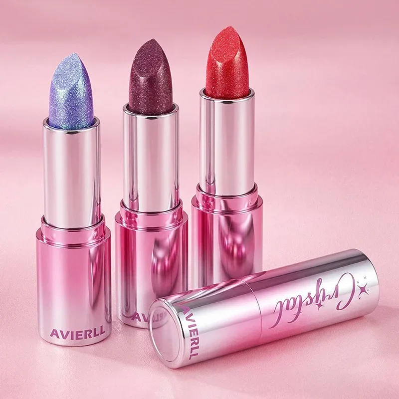 6 Color Polarised Shimmer Lipstick Metallic Pearlescent Pink Glitter Lipstick Waterproof Lasting Lip Tint Women Cosmetics Makeup — image 4
