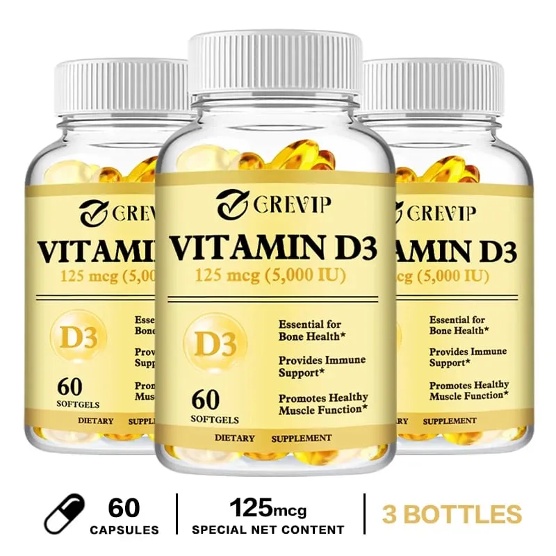 Vitamina D3 – Promove Função Muscular Saudável e Suporte Imunológico