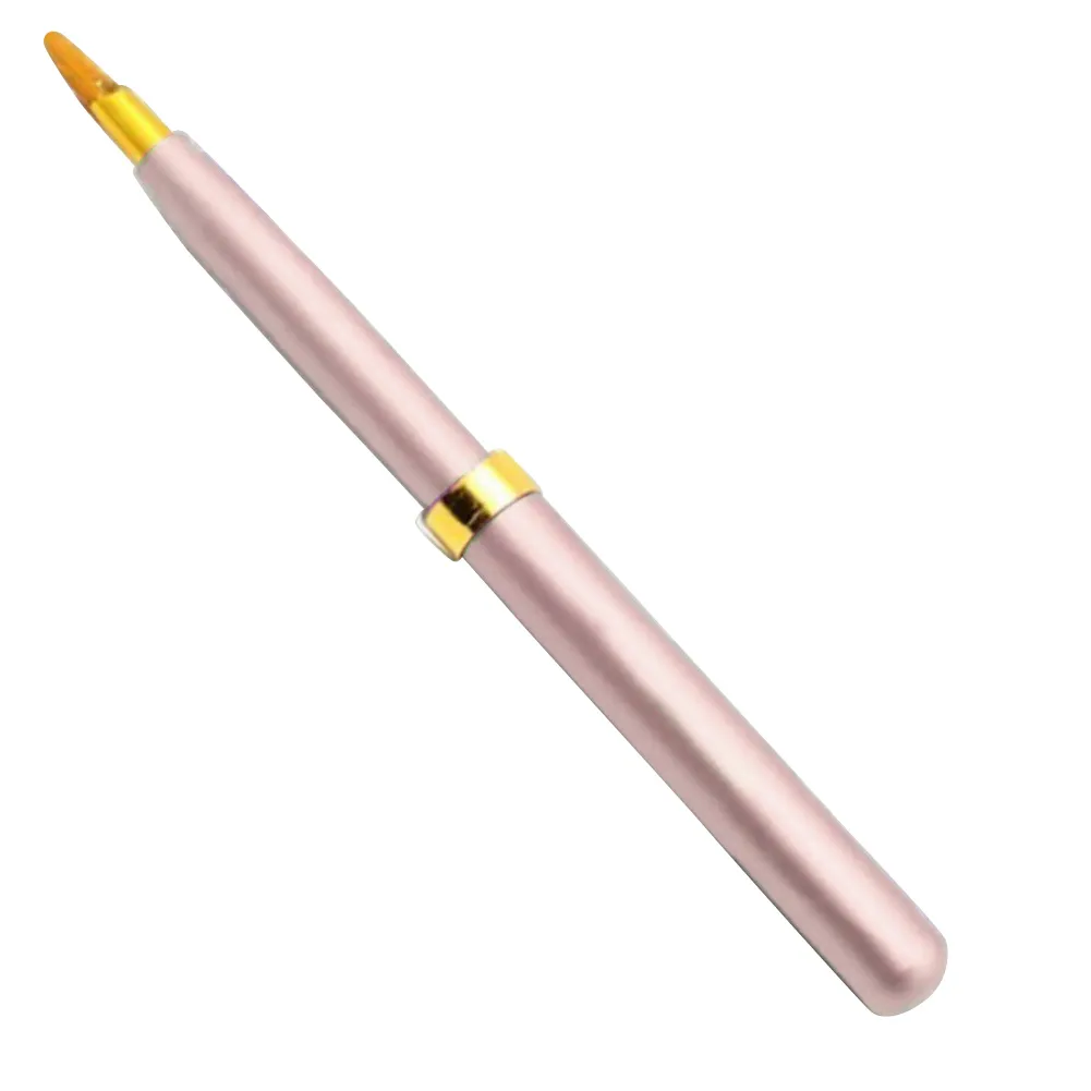 Pincéis de maquiagem portáteis retráteis, pincéis cosméticos para sombra com tampa, ferramentas de maquiagem feminina