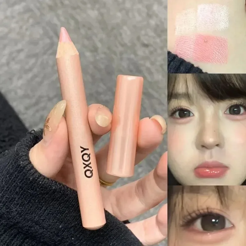 Caneta brilhante para os olhos, caneta iluminadora 3d sob os olhos, à prova d'água, de longa duração, multiuso, delineador, maquiagem brilhante