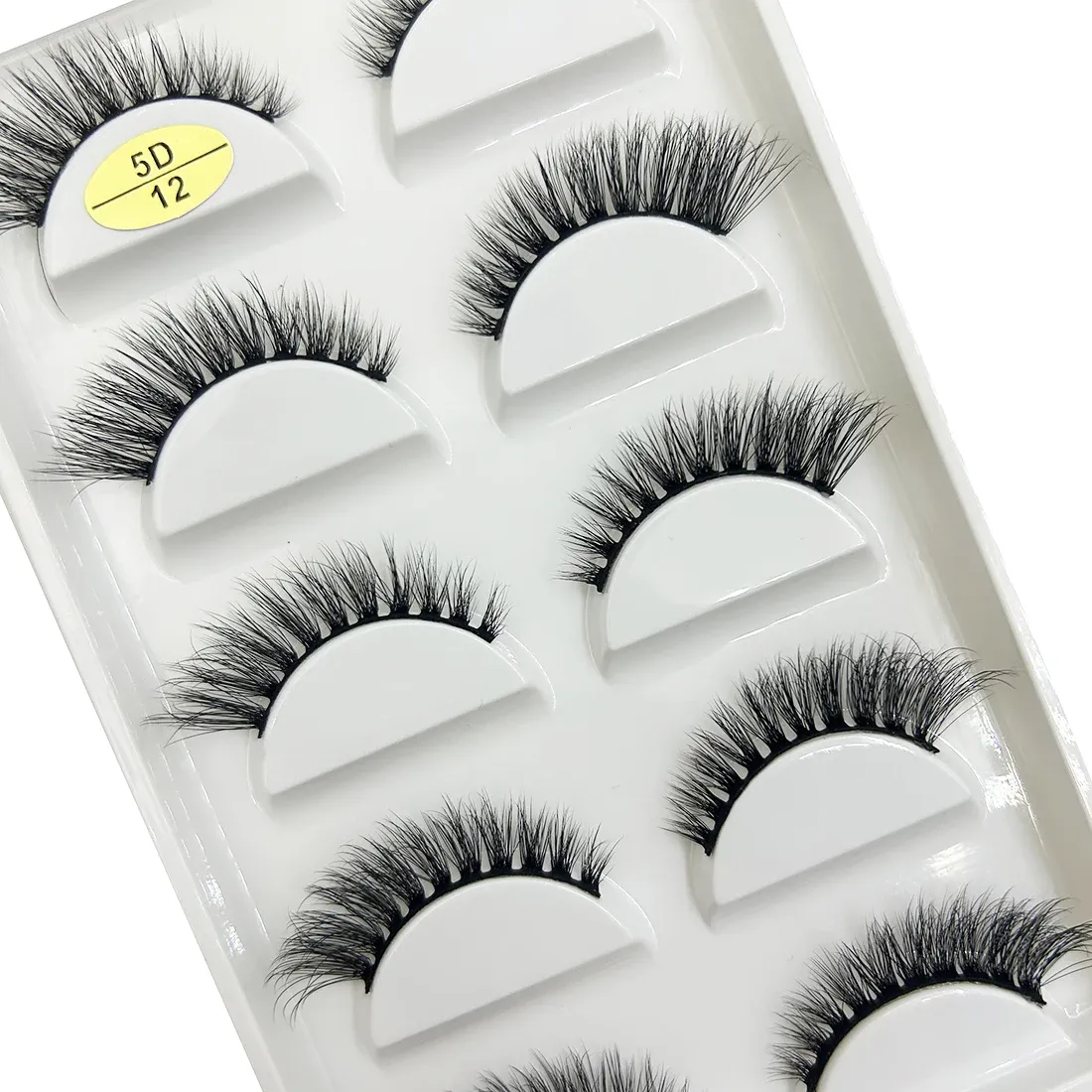 Natural 3d vison cílios postiços macios finos fofos cílios falsos maquiagem cílios beleza gato cilios 5 pares 15 estilos