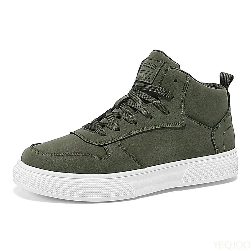 Primavera verão novos sapatos de plataforma masculinos minimalistas moda versátil tênis casuais confortáveis ​​sapatos esportivos