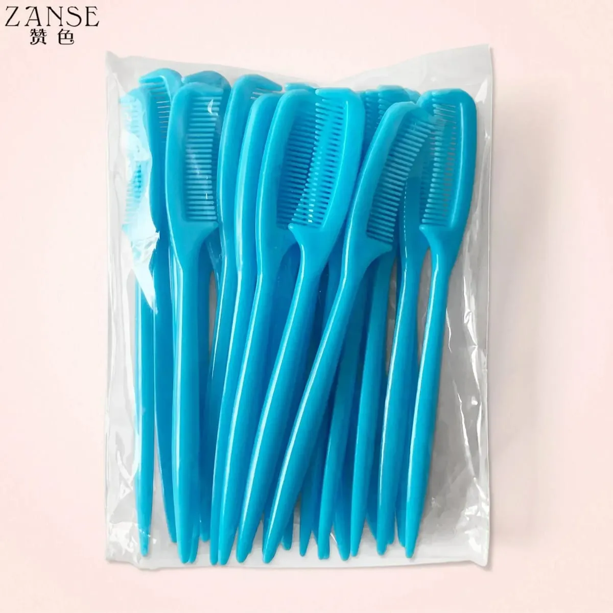 100pcsmicro pente para extensão de cílios mini pentes de sobrancelha pincéis de maquiagem boneca varinhas de rímel pentear cílios atacado