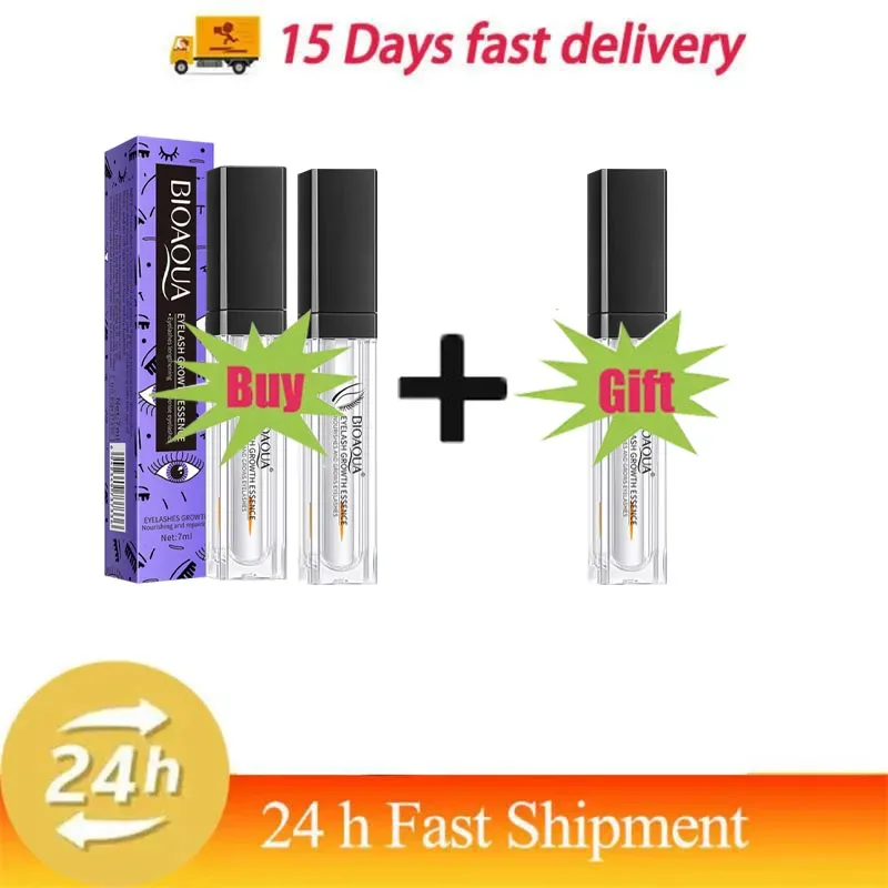 Soro de crescimento rápido de cílios, 7 dias, potencializador natural de cílios, mais longo, mais grosso, curvador, tratamento de cílios, produtos de cuidados com os olhos, maquiagem