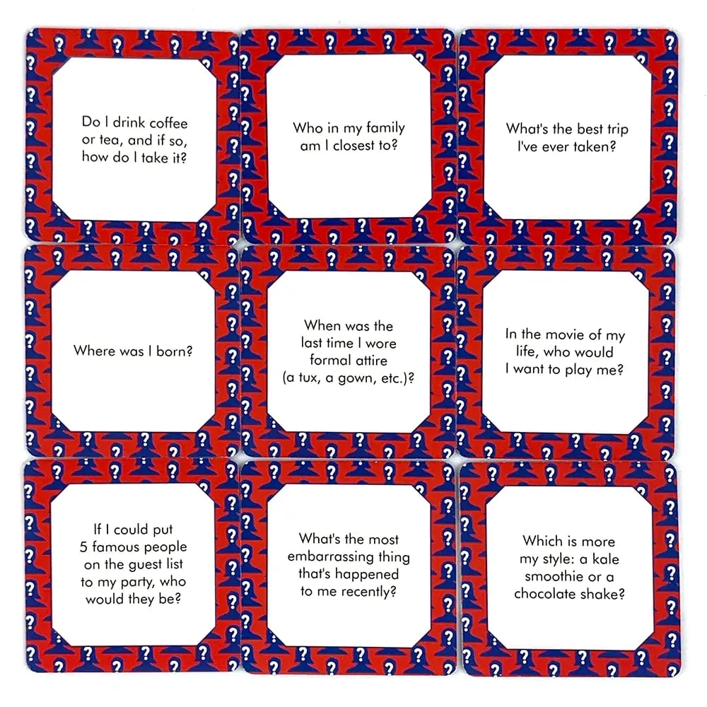 Mini Game Card - How Well Do You Know Me? - Game Board Game Card Travel Card Party Entertainment For Family Friends