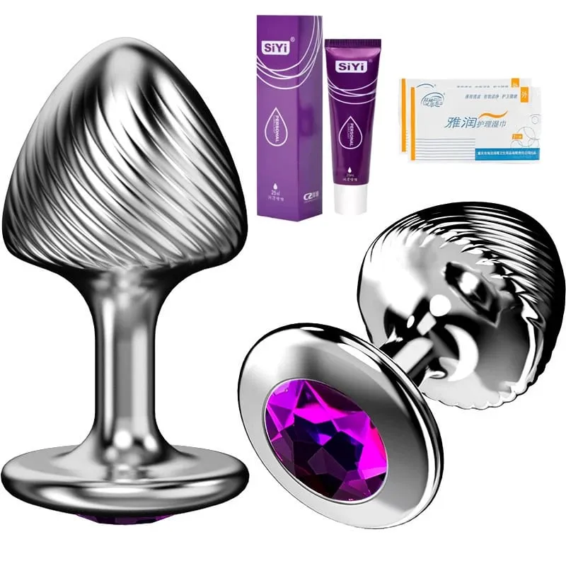 Plugue anal cogumelo com nervuras, plugue anal para iniciantes, massagem de próstata, estimulador de masturbação, brinquedos sexuais adultos para homens e mulheres — image 18