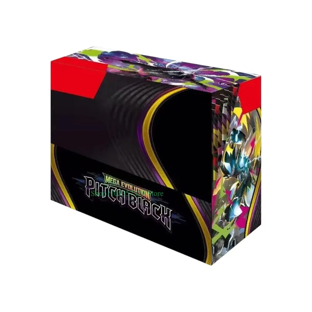 Pokémon TCG Mega Evolution - Pitch Black Booster Display Box Phantasmal Flames Booster Box Coleção de jogos de cartas colecionáveis ​​em inglês