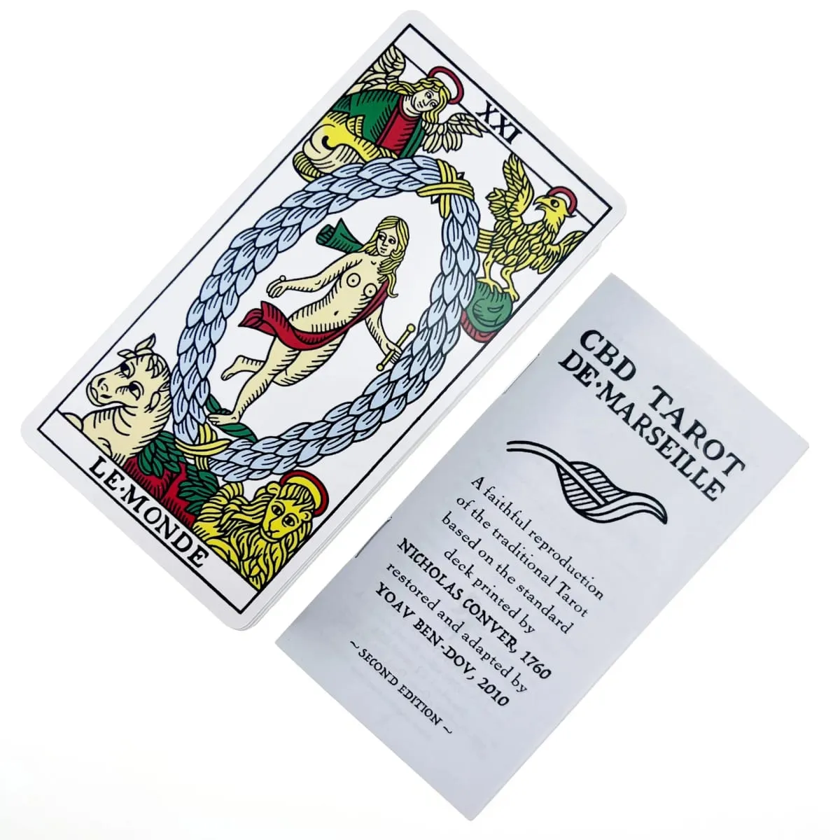 Baralho de tarô de Marselha, 12x6,5 cm, 78 peças, versão completa em inglês, jogo de tabuleiro de tarô mágico, cartas de tarô universais com instruções de papel