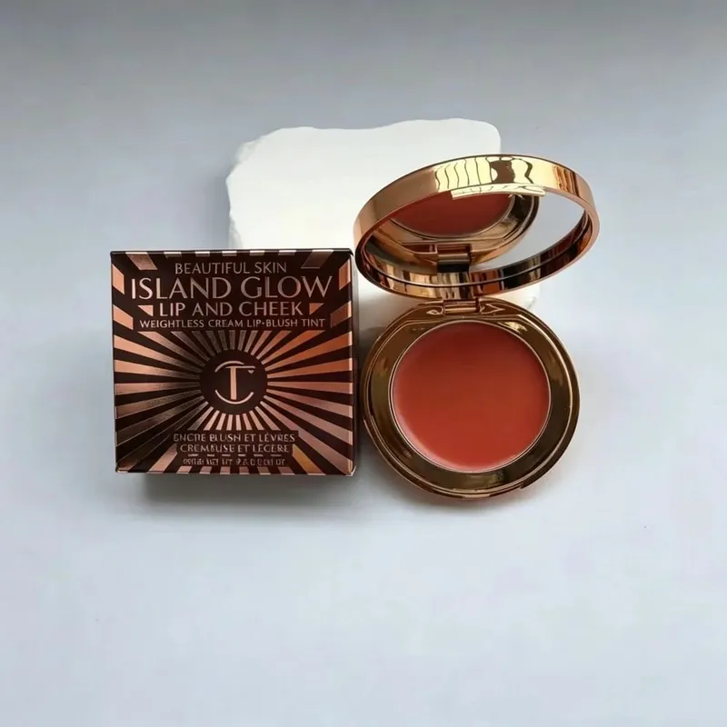 Charlotte Tilbury Rímel de alongamento 4D para cílios volumizados à prova d'água, à prova de suor e blush cremoso, bochecha rosada, fácil de misturar