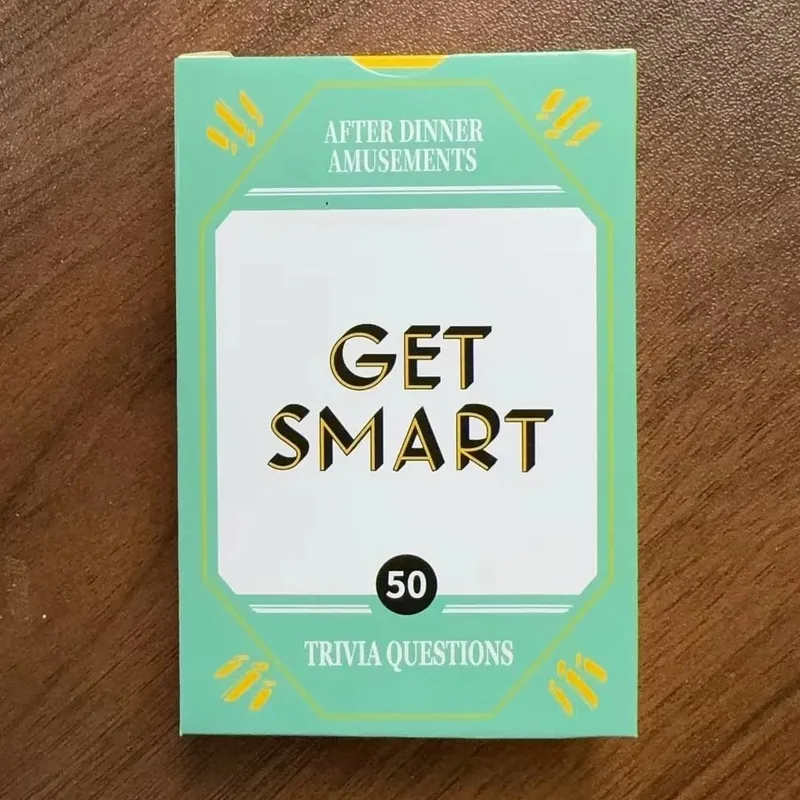 Mini jogo de cartas para festa de jantar multitemático, portátil, jogos de festa, curiosidades, enigmas e iniciantes de conversa para adultos e crianças — image 8