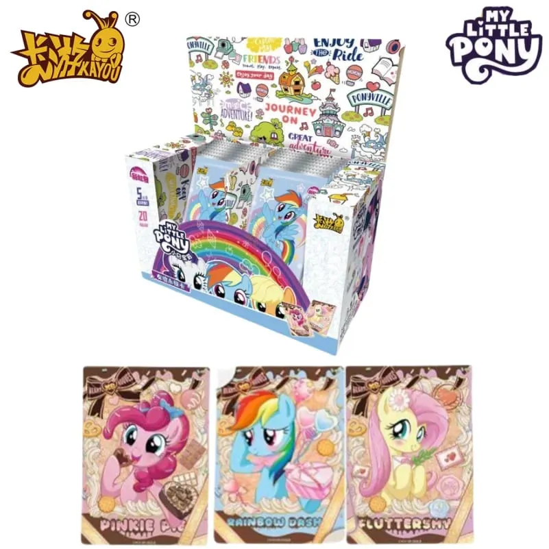 Genuine My Little Pony Card Rainbow Series Game Collection Card Cartoon Children Toy Surrounding Girl Gift Original Box