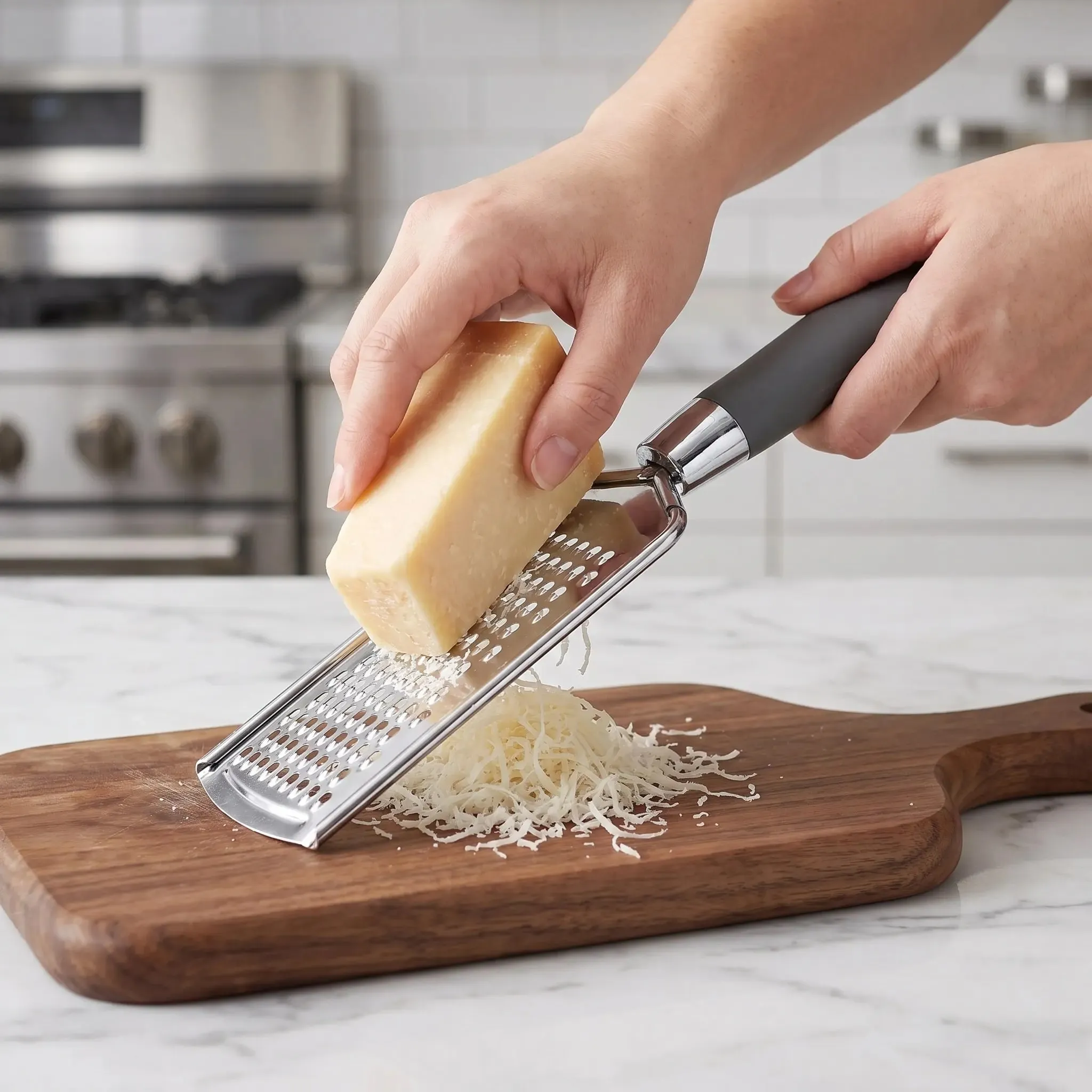 Stainless Steel Flat Grater for Cheese and Vegetables Multi Purpose Handheld Grating for Kitchen Use Household Vegetable Tool