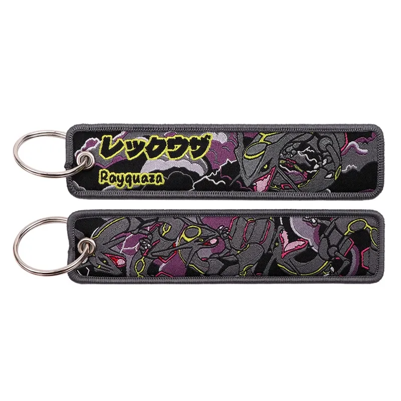 Chaveiro pokémon anime elf monsters, chaveiro para carros, mochila, porta-chaves, bordado, etiqueta, jet tag, acessórios, presentes, 1 peça