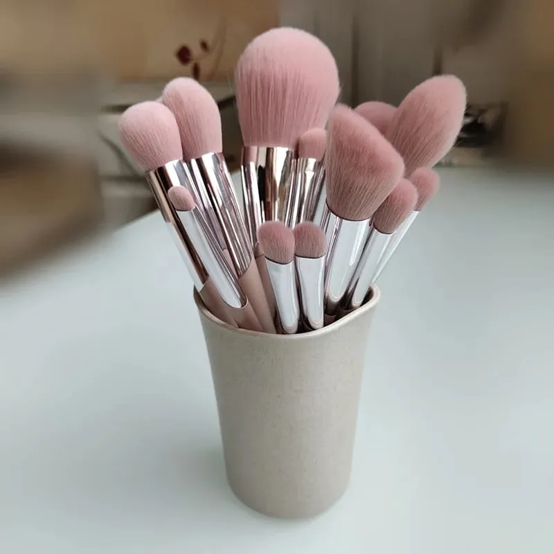 Makeup Brushes Set Full Bodied Foundation Brush 110 Cheek Hugging Highlight 120 Eyeshadow 15pcs Cosmetic Brush Kit