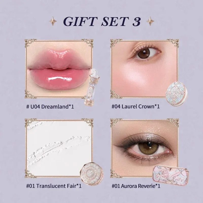 Flower Knows Knight Unicorn Collection Gift Set Makeup Palette Mirror Lipstick Blush Loose Setting Powder Kit De Maquillaje — image 10