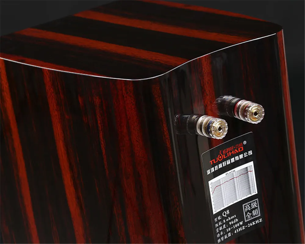 New Q8 6.5 Inch 3th Full-Range Bookself Speaker HiFi 8ohms 96dB neodymium magnet Driver Matching Passive Surround Speaker