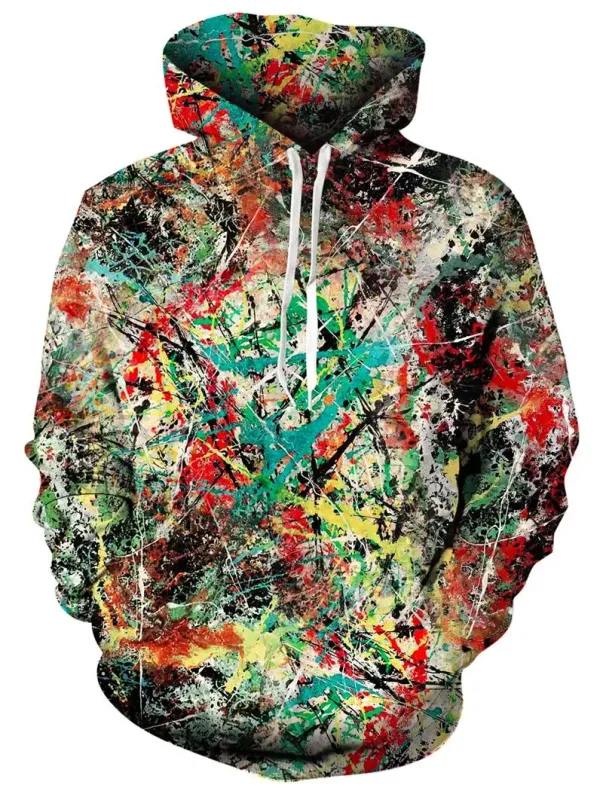 Men's Hoodies Animal Cat Print 3D Patternv Hooded Autumn Pullover Sweatshirt With Pocket Hoodie Streetwear Loose Comfortable