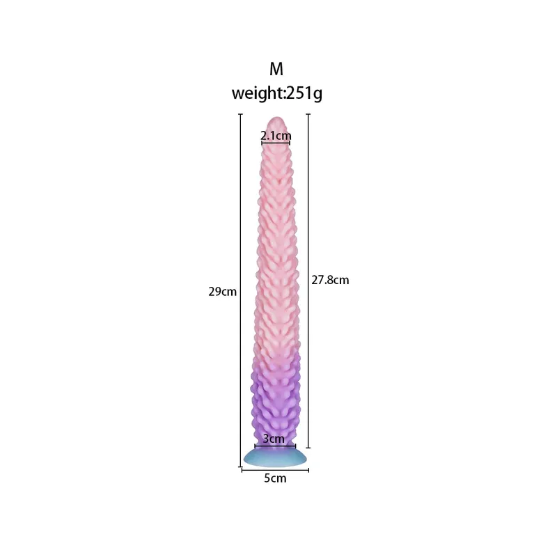 Enorme longo buttplug monstro tentáculo silicone anal plug vibrador com forte ventosa clitóris estimulação vagina brinquedos sexuais adultos