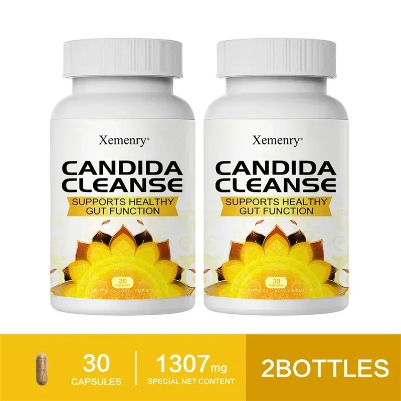 Candida Cleanse - Promotes Intestinal Health Detoxification Intestinal Cleansing Promote Digestion & Metabolism Immunity