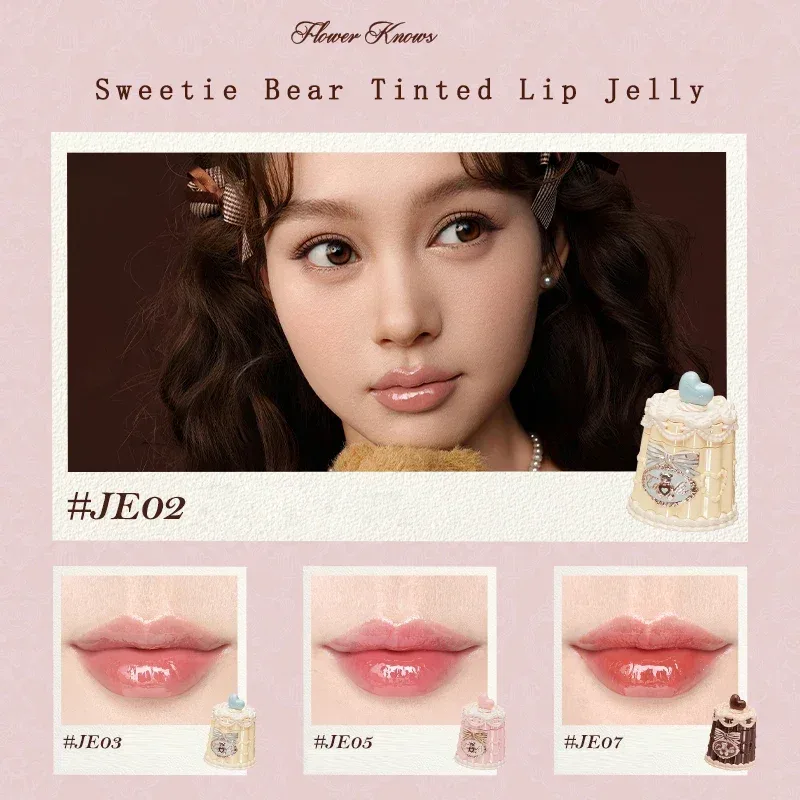 Flower Knows Lip Blush Brightening Corretivo Cosméticos Conjunto de maquiagem Presente de aniversário 6 peças