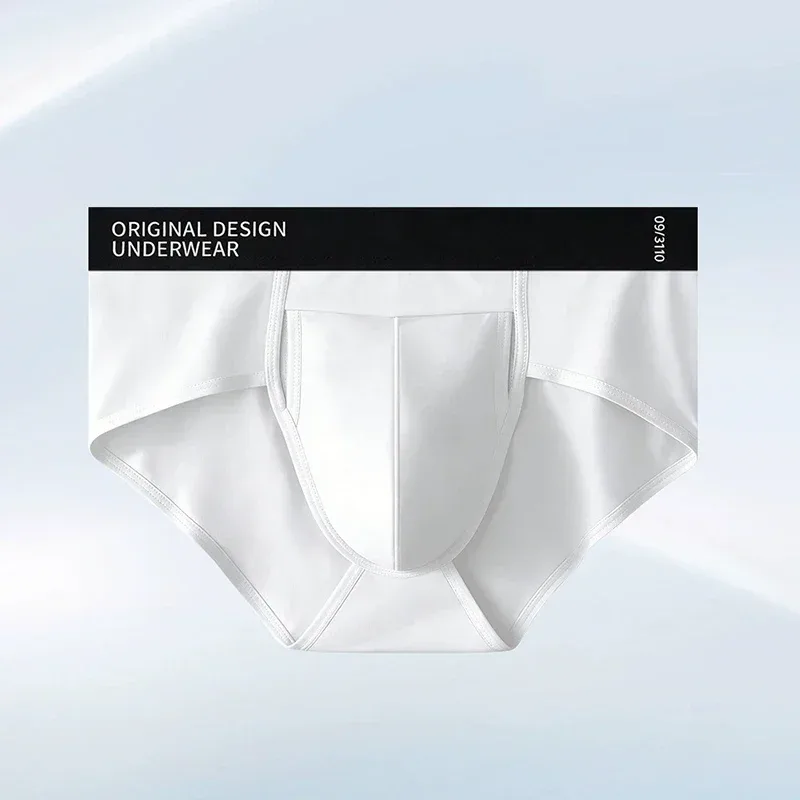 Cuecas de algodão masculinas de alta qualidade confortáveis cuecas respirável macio masculino tamanho grande u bulge bolsa calcinha cueca — image 23