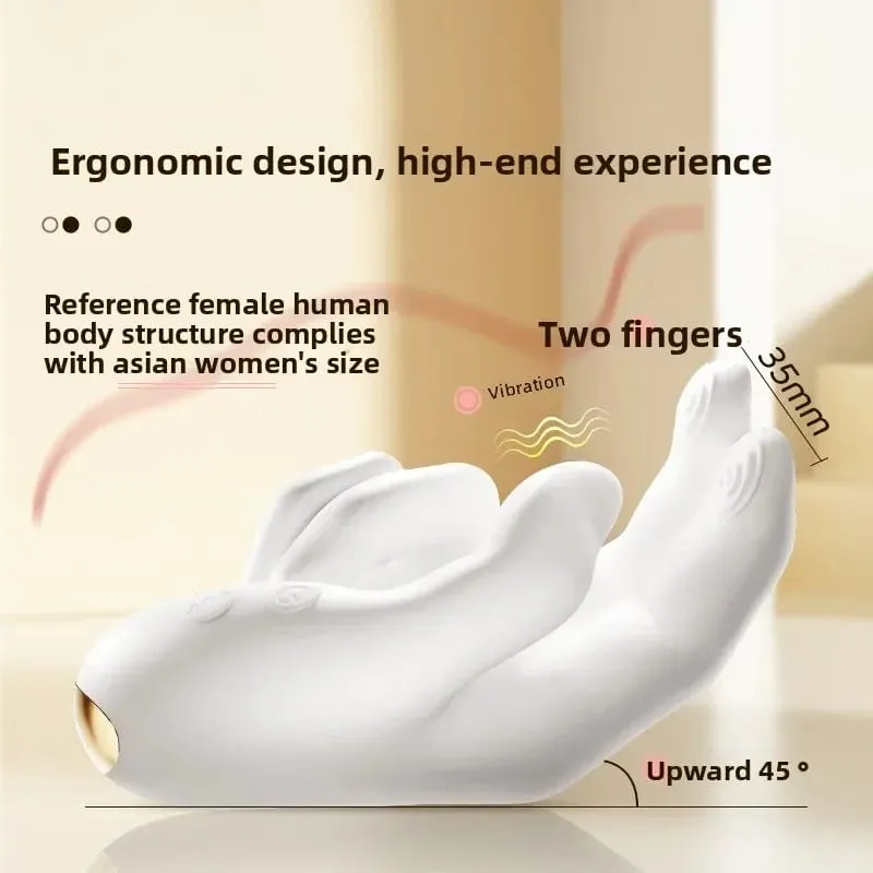 Massageador de mão atacado realista dedo batendo estimulador clitoriano mãos flexíveis vibrador vagina massageador brinquedo sexual para mulheres